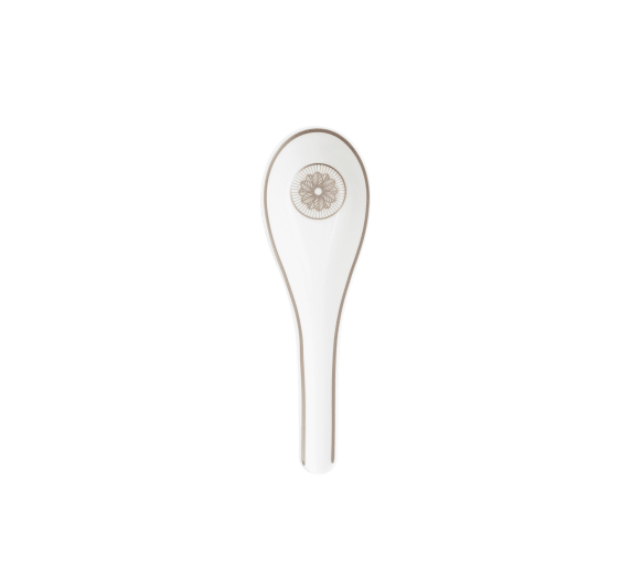 Porcelain Chinese Spoon Platinum Finish Malmaison Impériale